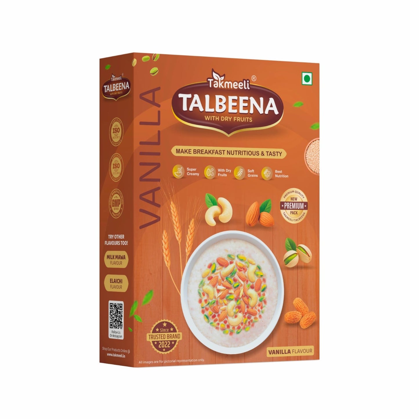 Takmeeli Talbeena with Dry Fruits | Milk Mawa Flavour | Nutritious & Tasty Breakfast Mix – 250g